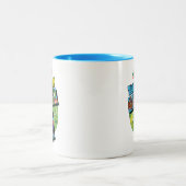 10代のタイタン行け! |タイタンズタワーコラージュ ツートーンマグカップ (中央)