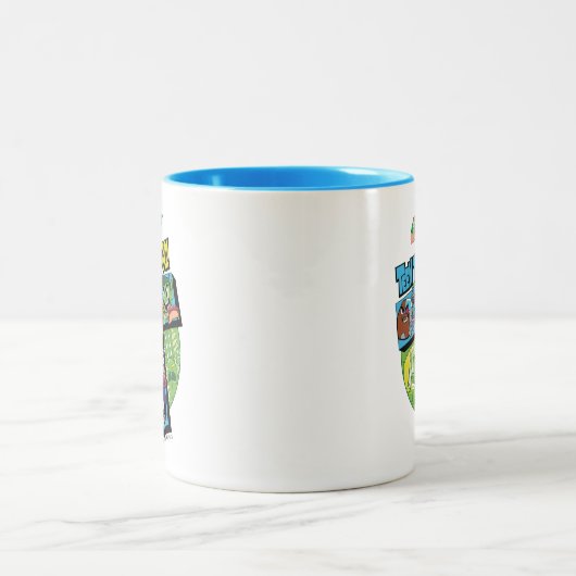 10代のタイタン行け！ |タイタンズタワーコラージュ ツートーンマグカップ (中央)