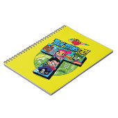 10代のタイタン行け! |タイタンズタワーコラージュ ノートブック (左側)