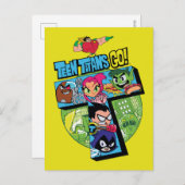 10代のタイタン行け！ |タイタンズタワーコラージュ ポストカード (正面/裏面)