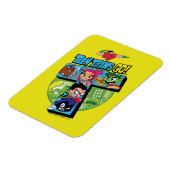 10代のタイタン行け！ |タイタンズタワーコラージュ マグネット (左側)