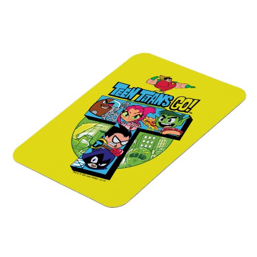 10代のタイタン行け！ |タイタンズタワーコラージュ マグネット (左側)