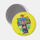 10代のタイタン行け！ |タイタンズタワーコラージュ マグネット (正面/裏面)