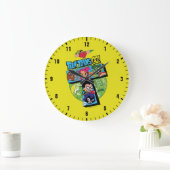 10代のタイタン行け！ |タイタンズタワーコラージュ ラージ壁時計 (ホーム)