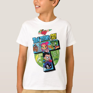 10代のタイタン行け！  タイタンズタワーコラージュ Tシャツ