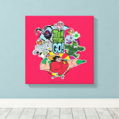 10代のタイタン行け！ |チームグループグラフィック キャンバスプリント (インサイチュ (ウッドフロア))