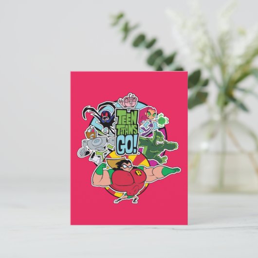 10代のタイタン行け！ |チームグループグラフィック ポストカード