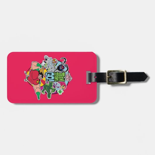 10代のタイタン行け！ |チームグループグラフィック ラゲッジタグ