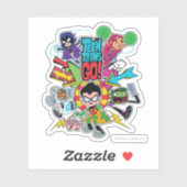 10代のタイタン行け！ |チーム矢印グラフィック シール (シート)