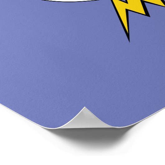 10代のタイタン行け! |チーム矢印グラフィック ポスター (角)