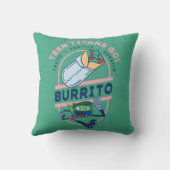 10代のタイタン行け!ビーストボーイ"Truth Justice Burrito" クッション (裏面)