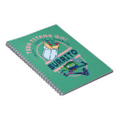 10代のタイタン行け!ビーストボーイ"Truth Justice Burrito" ノートブック (右側)