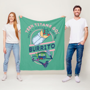 10代のタイタン行け！ビーストボーイ"Truth Justice Burrito" フリースブランケット