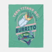 10代のタイタン行け！ビーストボーイ"Truth Justice Burrito" フリースブランケット (正面)