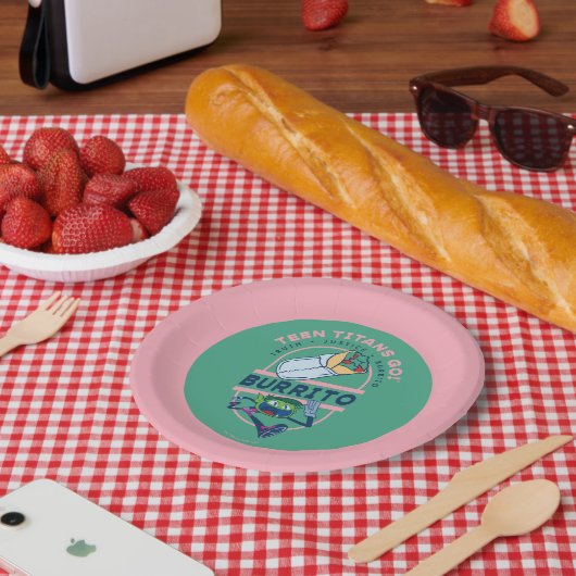 10代のタイタン行け！ビーストボーイ"Truth Justice Burrito" ペーパープレート (ピクニック)