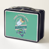 10代のタイタン行け！ビーストボーイ"Truth Justice Burrito" メタルランチボックス (正面)