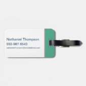 10代のタイタン行け！ビーストボーイ"Truth Justice Burrito" ラゲッジタグ (裏面横)