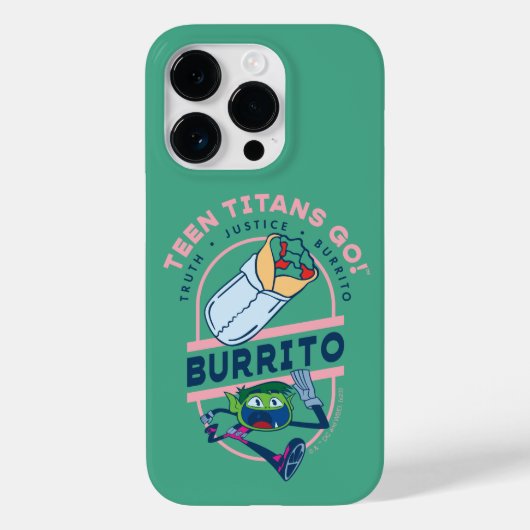 10代のタイタン行け!ビーストボーイ"Truth Justice Burrito" Case-Mate iPhoneケース (裏面)