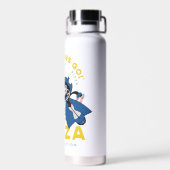 10代のタイタン行け!レイヴン「真実の正義ピザ」 ウォーターボトル (背面)