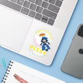 10代のタイタン行け！レイヴン「真実の正義ピザ」 シール (ノートパソコンとiPhone)