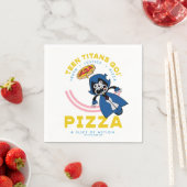 10代のタイタン行け!レイヴン「真実の正義ピザ」 スタンダードカクテルナプキン (インサイチュ)