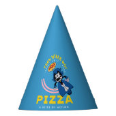 10代のタイタン行け！レイヴン「真実の正義ピザ」 パーティーハット (正面)