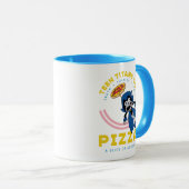 10代のタイタン行け!レイヴン「真実の正義ピザ」 マグカップ (正面右)