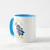 10代のタイタン行け!レイヴン「真実の正義ピザ」 マグカップ (正面左)