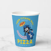 10代のタイタン行け！レイヴン「真実の正義ピザ」 紙コップ (正面)