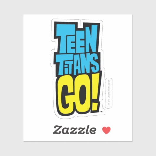 10代のタイタン行け! |ロゴ シール (シート)