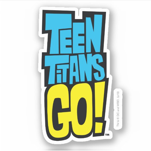 10代のタイタン行け！ |ロゴ シール (正面)