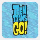 10代のタイタン行け! |ロゴ スクエアシール (正面)