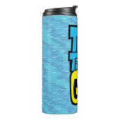 10代のタイタン行け! |ロゴ タンブラー (回転左)