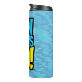 10代のタイタン行け! |ロゴ タンブラー (回転右)