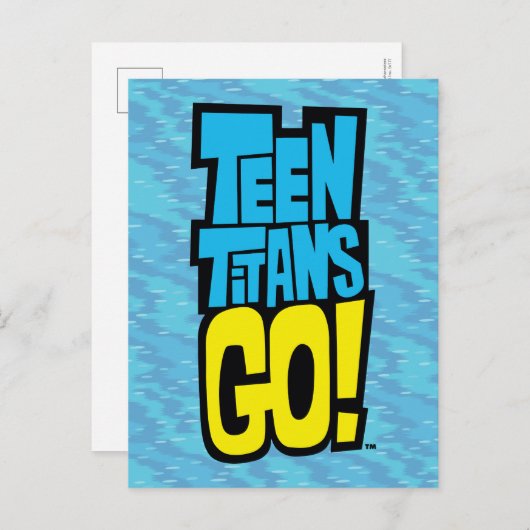 10代のタイタン行け！ |ロゴ ポストカード (正面/裏面)