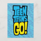 10代のタイタン行け！ |ロゴ ポストカード (正面)