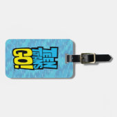 10代のタイタン行け! |ロゴ ラゲッジタグ (正面横)