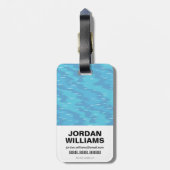 10代のタイタン行け! |ロゴ ラゲッジタグ (裏面縦)