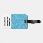 10代のタイタン行け! |ロゴ ラゲッジタグ (裏面横)