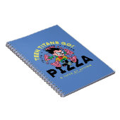 10代のタイタン行け!ロビン「Truth Justice Pizza」 ノートブック (右側)