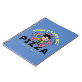 10代のタイタン行け!ロビン「Truth Justice Pizza」 ノートブック (左側)