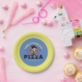 10代のタイタン行け！ロビン「Truth Justice Pizza」 ペーパープレート (パーティー)