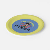 10代のタイタン行け！ロビン「Truth Justice Pizza」 ペーパープレート (アングル)