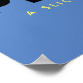 10代のタイタン行け!ロビン「Truth Justice Pizza」 ポスター (角)