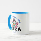 10代のタイタン行け!ロビン「Truth Justice Pizza」 マグカップ (正面左)