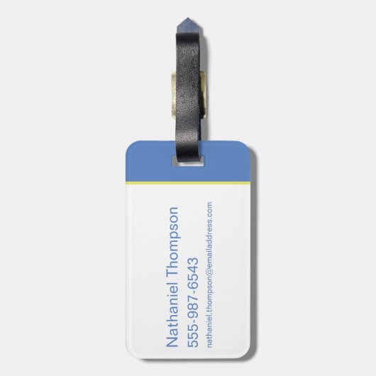 10代のタイタン行け!ロビン「Truth Justice Pizza」 ラゲッジタグ (裏面縦)