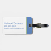 10代のタイタン行け!ロビン「Truth Justice Pizza」 ラゲッジタグ (裏面横)