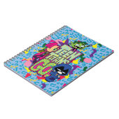 10代のタイタン行け！ | "女の子"アニマルプリントロゴ ノートブック (左側)