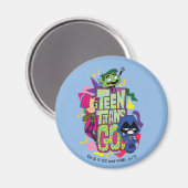 10代のタイタン行け！ | "女の子"アニマルプリントロゴ マグネット (正面/裏面)