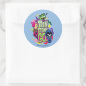 10代のタイタン行け! | "女の子"アニマルプリントロゴ ラウンドシール (バッグ)